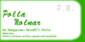 polla molnar business card